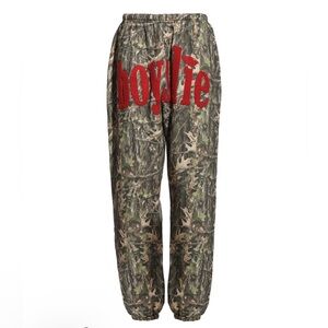 NWT Boys Lie Manhunt Camo Kimmy sweatpants, size XS